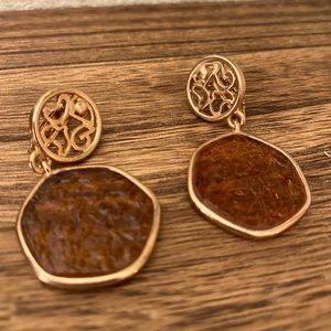 Vintage “Taste of Honey” amber earrings